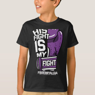 Camiseta Minha Luta É Minha Luta Fibromialgia Roxo Reumatol