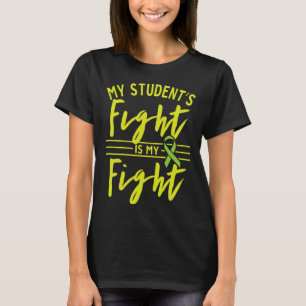 Camiseta Minha Luta Estudantil É Minha Luta Contra a Doença