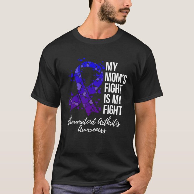 Camiseta Minha Luta Momu2019s É Minha Luta Contra Artrite R (Frente)