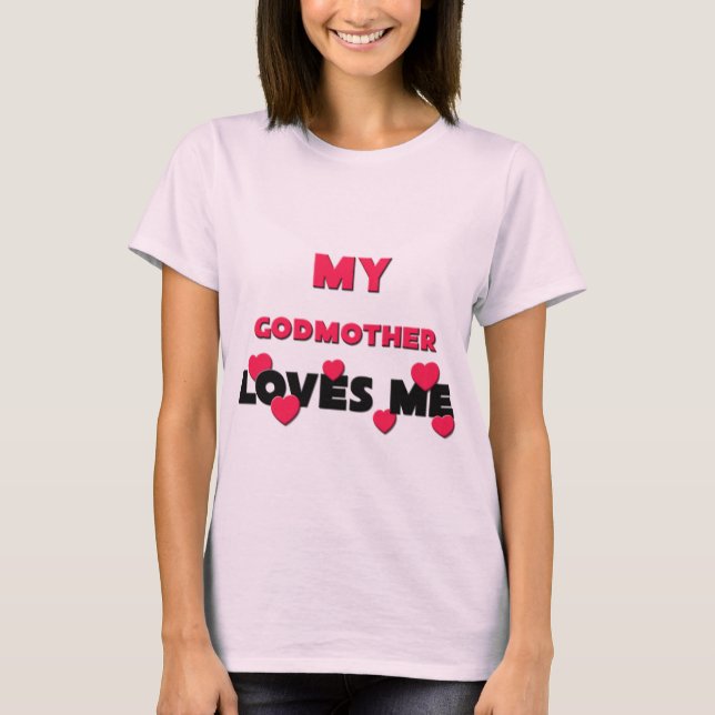 Camiseta Minha madrinha ama-me (Frente)