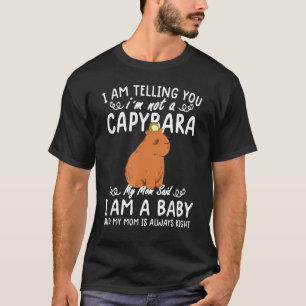 Camiseta minha mãe disse que eu sou um bebê engraçado, capy