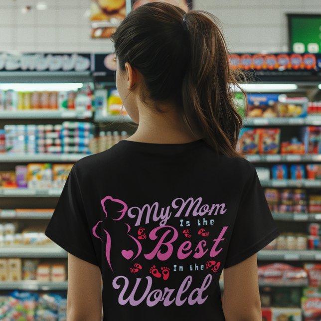 Camiseta Minha Mãe é a Melhor Mãe para Meninas (Criador carregado)