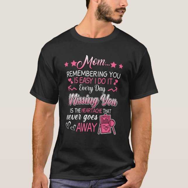 Camiseta Minha Mãe É Contadora Agora Ela É Minha Anjo Lembr (Frente)