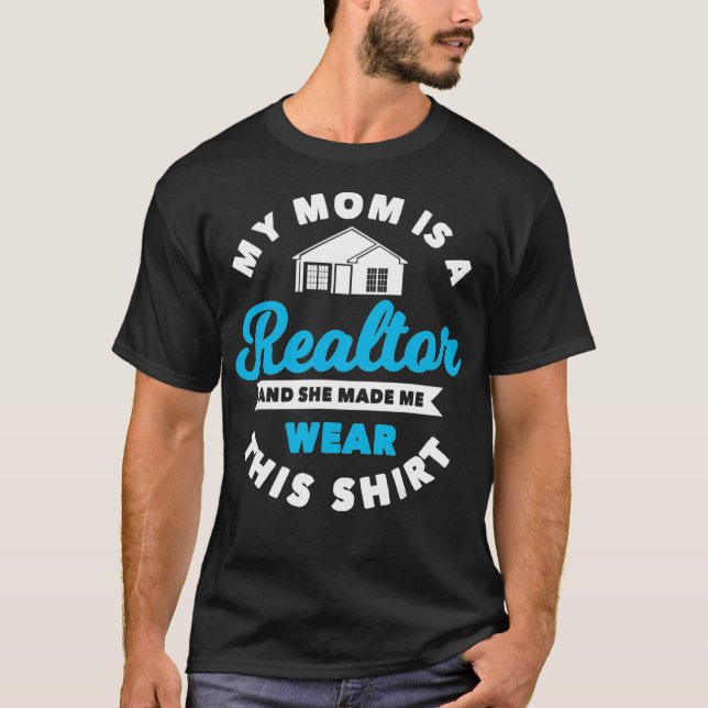 Camiseta Minha Mãe É Uma Agente Imobiliária Aliança Quebrad (Frente)
