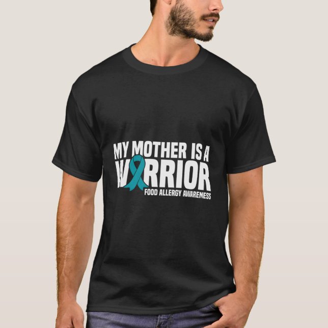 Camiseta Minha Mãe É Uma Consciência De Alergia Comida Guer (Frente)