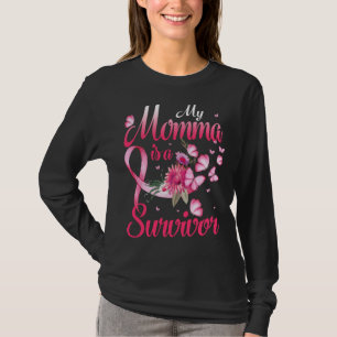 Camiseta Minha Mãe É Uma Consciência De Cancer De Sobrevivê
