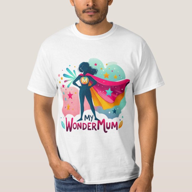 Camiseta Minha Mãe Maravilha (Frente)