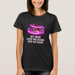 Camiseta Minha Mãe Me Deixa Ficar Em Bares Humor Engraçado