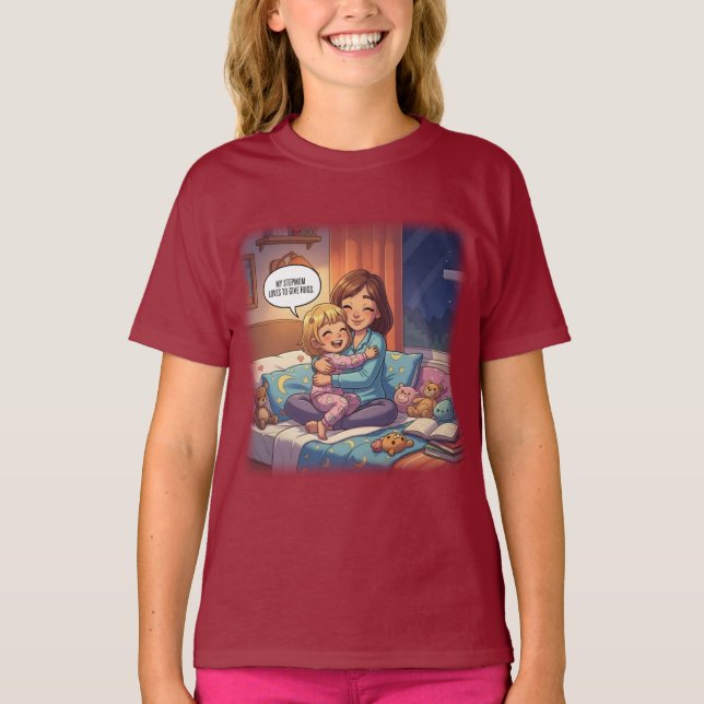Camiseta Minha Mãe-Pão Adora Me Dar Abraços (Frente)