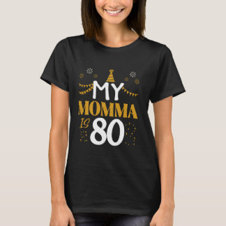 Camiseta Minha Mãe Tem 80 Anos E 80, Aniversário De 1945, 8