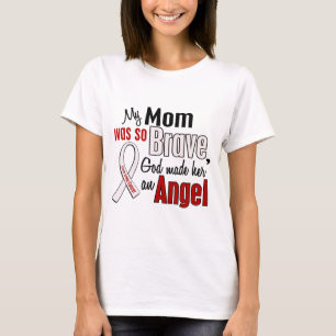 Camiseta Minha mamã é um câncer pulmonar do anjo
