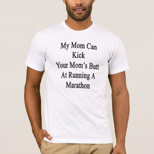 Camiseta Minha mamã pode retroceder seu bumbum da mãe em