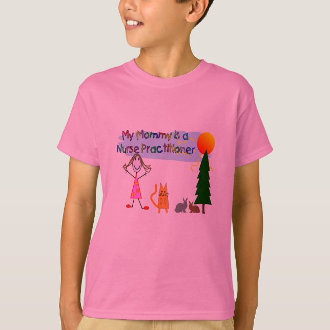 Camiseta Minha mamãe da "médico enfermeira" caçoa t-shirt (Frente)