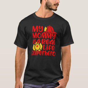 Camiseta Minha Mamãe É Uma Super-Heroína Da Vida Real É Fof