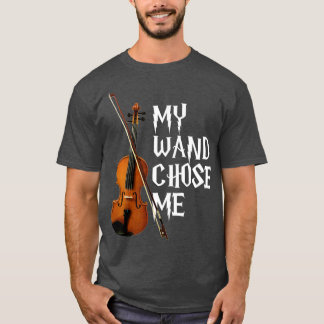 Camiseta Minha Mão Escolheu-Me Presente Violinista Violino