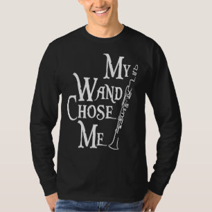 Camiseta Minha Mão Escolheu O Instrumento Musical Clarinet