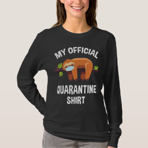 Camiseta Minha Máscara de Rosto de Quarentena Oficial