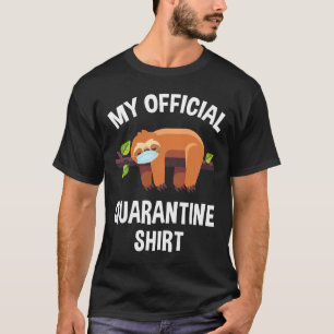 Camiseta Minha Máscara de Rosto de Quarentena Oficial