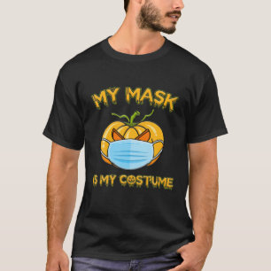 Camiseta Minha Máscara É Meu Traje Divertido Halloween