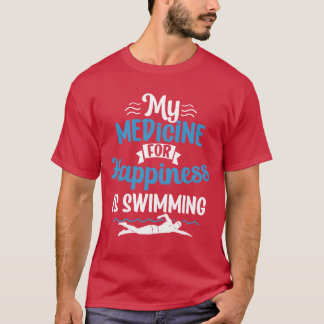 Camiseta Minha Medicina Para a Felicidade É Esportes de Nat