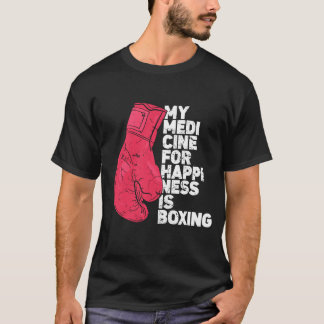 Camiseta Minha Medicina Para Felicidade Esportes de Combate
