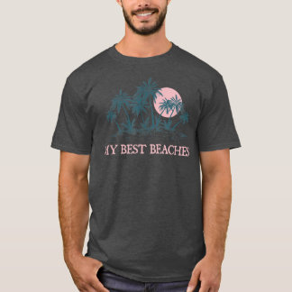 Camiseta Minha Melhor Praias Férias Amigos Trip Buddy Beach