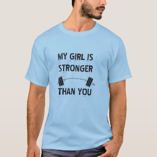 Camiseta Minha menina é mais forte do que sua