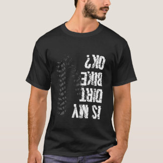 Camiseta Minha moto de trilha está Ok Piloto de trilha eng