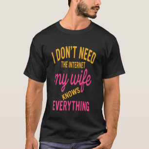 Camiseta Minha Mulher Humor Casal Citação Casamento