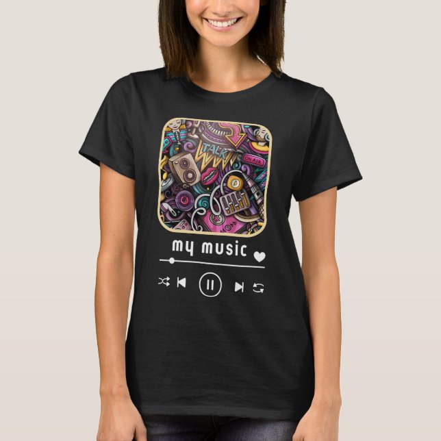 Camiseta Minha música (Frente)