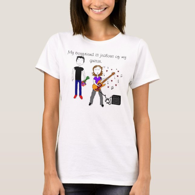 Camiseta Minha namorado é ciumenta (Frente)