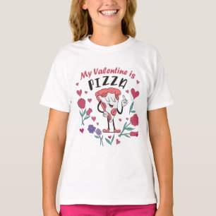 Camiseta Minha Namorados é Pizza Convite T-Shirt