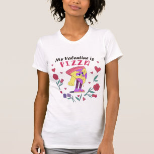 Camiseta Minha Namorados é Pizza Convite T-Shirt