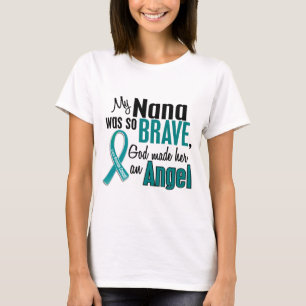 Camiseta Minha Nana é um câncer de ovário do anjo 1