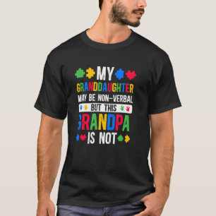 Camiseta Minha Netinha Orgulhosa Autismo Vovô Guerreiro Aut