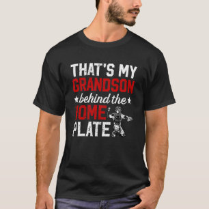 Camiseta Minha Netinho Catcher de Beisebol Avó de um jogado