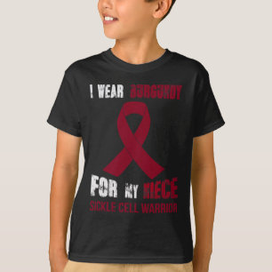 CAMISETA MINHA NIECE - MEU GUERREIRO DE CÉLULAS DOENTE