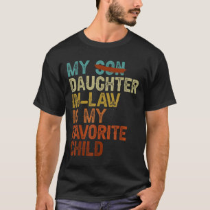Camiseta Minha Nora É Meu Filho Favorito Pai Engraçado