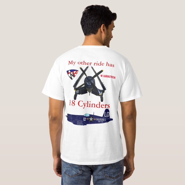 Camiseta Minha outra carona, T-Shirt. (Parte Traseira Completa)