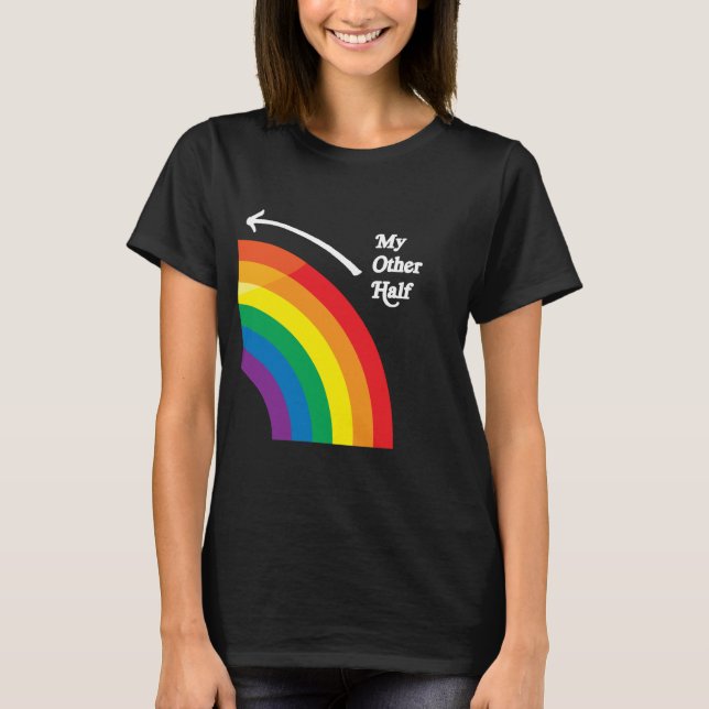 CAMISETA MINHA OUTRA METADE CERTO (Frente)