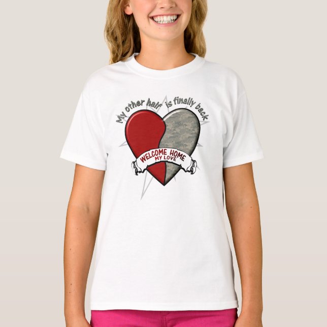 Camiseta Minha outra metade é finalmente traseira (Frente)