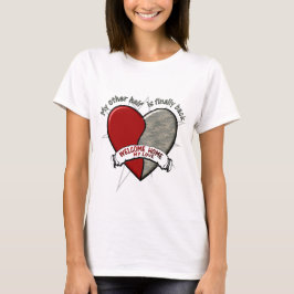 Camiseta Minha outra metade finalmente voltou