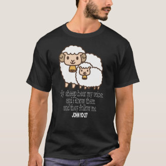 Camiseta Minha ovelha ouve minha voz John 1027 Christian 27