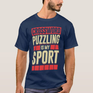Camiseta Minha paixão é resolver palavras cruzadas família