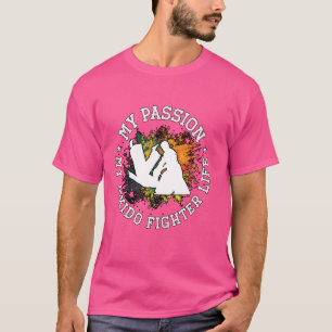 Camiseta Minha paixão Meu Aikido Artes Marciais Japonesas A