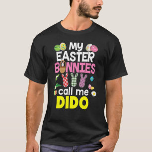 Camiseta Minha Páscoa Me Chame De Família Dido Bunny Egg Hu