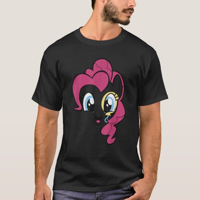 Camiseta Minha Pequena Amizade De Pôneos É Magia, Pinkie Pi (Frente)