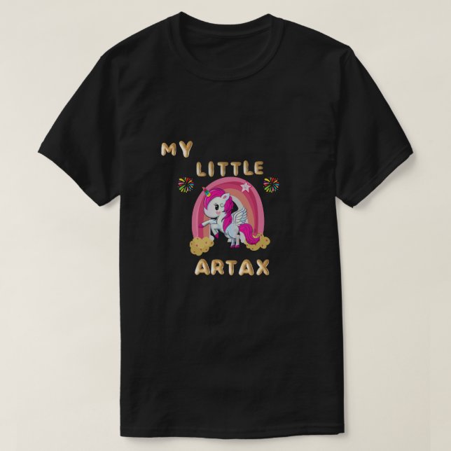 Camiseta minha pequena artaxe (Frente do Design)