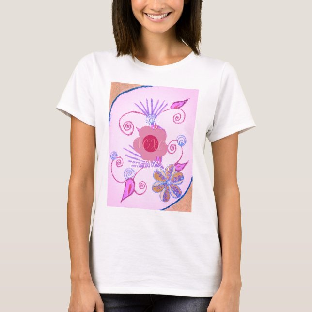 Camiseta Minha Pequena Princesa: Vetor Rosa Bebê Inspiracio (Frente)