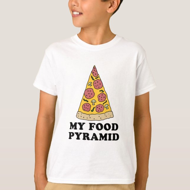 Camiseta Minha Pirâmide Alimentar (Frente)